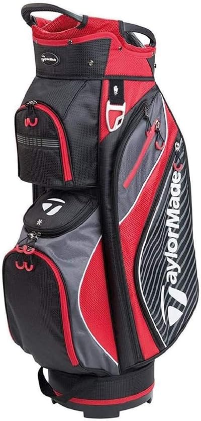 TaylorMade Pro 6.0 Cart Bag with Key Lock Base and 9 Pockets