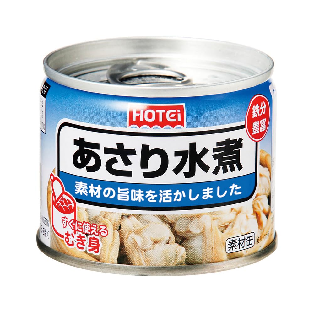 ホテイ あさり水煮化学調味料不使用 125g×12個商品画像