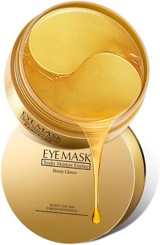 Amazon Co Jp アイケアマスクゴールド コラーゲン ハイドロゲル アイパッチアイパッチ 目元パック 目元ケア肌の引き締まった女性のための保湿アイケアマスク ホーム キッチン