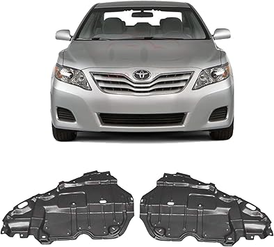 Amazon Com Autoelementss New Engine Splash Shield Under Cover Left Driver Side Right Passenger Side Plastic For 2007 2011 Toyota Camry Direct Replacement 5144206100 5144106110 Automotive