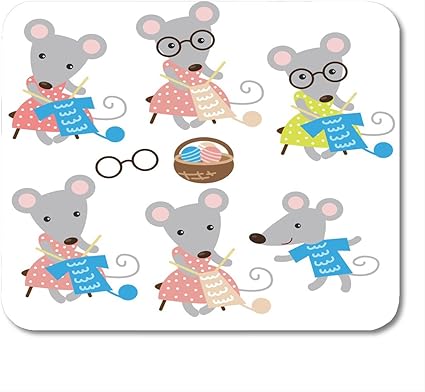 Amazon Co Jp Nakamela マウスパッド 赤ちゃんの誕生日 アフリカの動物 かわいいライオン 象 リノ オーストリッチとキリン カートゥーンスタイル ブックマウスマット 9 5 X 7 9 ベージュ パソコン 周辺機器