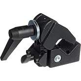 Manfrotto 035 Super Clamp Without Stud (#035) | 33.1lb load capacity with wedge insert and built-in socket for photography, lighting and backgrounds