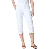Gloria Vanderbilt Womens Amanda Capri with High Rise Straight Standard