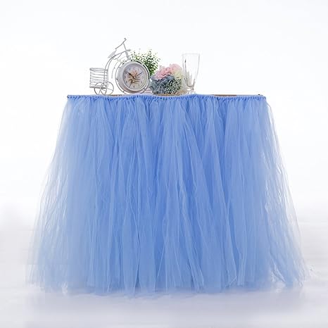 Tutu Falda de mesa de tul, falda de mantel apta para boda, fiesta ...