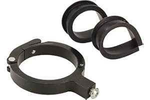 TKO Clamping Systems USA Billet Aluminum Slim Fit Roll Bar Accessory Mount Size 4 Black (2" - 2-1/4" Tube)