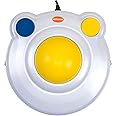 AbleNet BIGtrack 2 Trackball - Adaptive Mouse for Special Needs and Users Who Lack Fine Motor Skills - Big Trackball Mouse with 2 Mice Buttons for Handicap and Disabled - Product #12000006