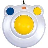 AbleNet BIGtrack 2 Trackball - Adaptive Mouse for Special Needs and Users Who Lack Fine Motor Skills - Big Trackball Mouse with 2 Mice Buttons for Handicap and Disabled - Product #12000006