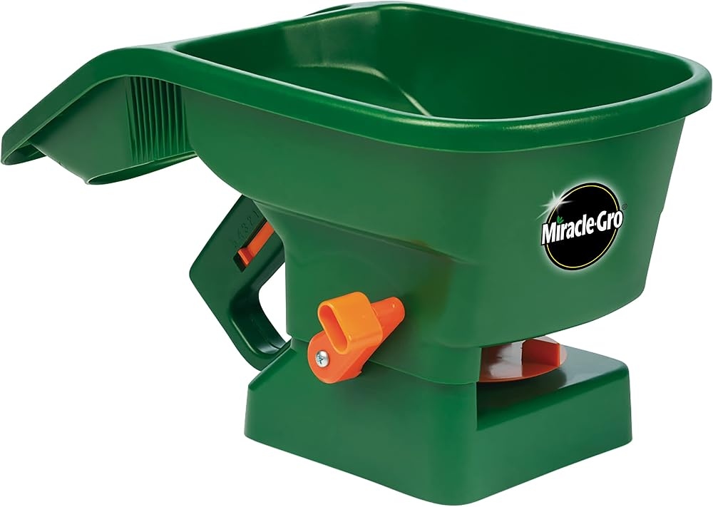 Miracle-Gro Handy Lawn Seed Spreader – 2 m width, precise rotary application