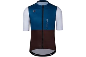 GCRFL Cycling Jersey Men Shorts Sleeves Road Bike Jersey Bicycle Tops Shirt, Zipper Pocket UPF 50+ Lightweight PRO Race Fit