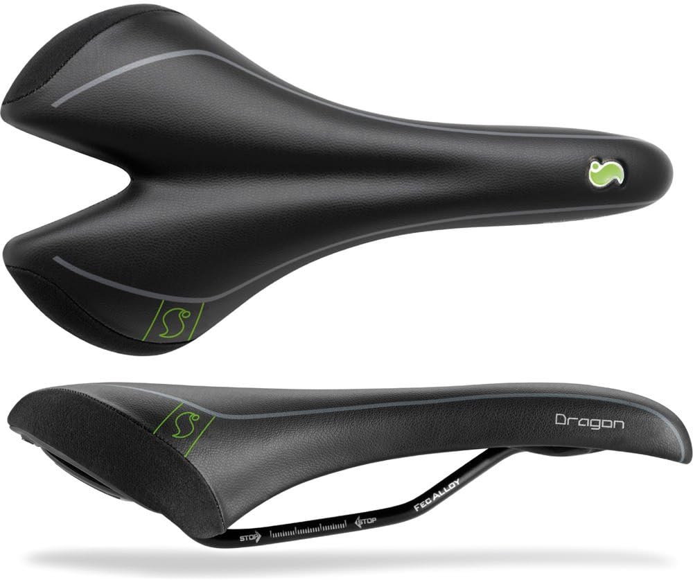 Dragon Saddle - Black, 153 x 287 mm