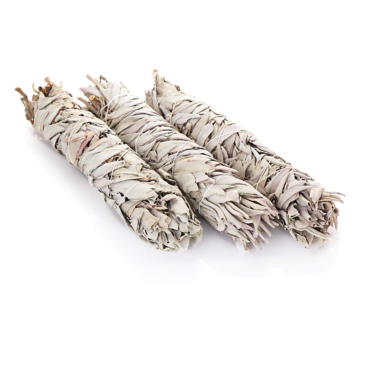 NKlaus 3x XXL White Sage Smudge Stick 24cm 9,5? Salvia apaina 80g 6723