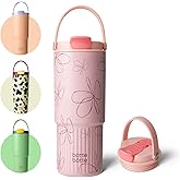 BOTTLE BOTTLE Insulated Water Bottle with Straw and Handle Stainless Steel Water Bottles for Car Sports Home Office and School 26oz Leak Proof