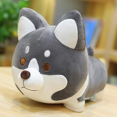 Amazon Co Jp 35cmかわいいピンクのお尻の卵コーギー犬ぬいぐるみ柔らかいぬいぐるみ犬ぬいぐるみ抱擁子供の人形 32 35cm Grey Corgi ホーム キッチン
