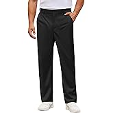 COOFANDY Mens Casual Chino Pants Classic Fit Stretch Wasit Khaki Trousers Business Casual Dress Pants