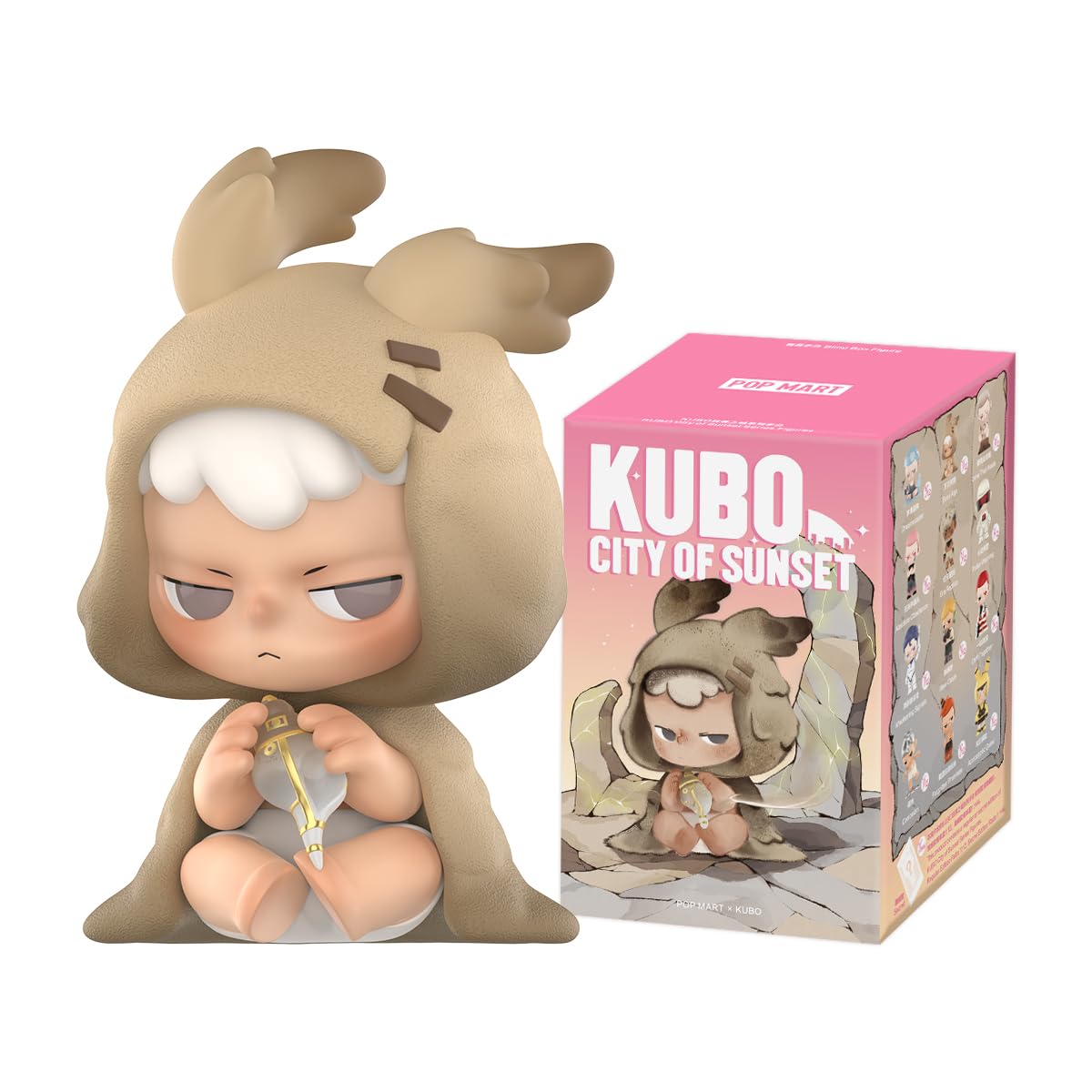 POP MART KUBO City of Sunset Series Figures 1Box Articulated Character Premium Design Gifts for Women Fan-Favorite Collectible Toy Art Toy Action Figure