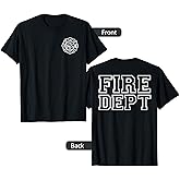 Fire Department Logo Uniform Fireman Symbol Firefighter Gear T-Shirt