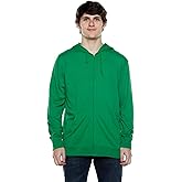 Cottonhood Lightweight Jersey Zip Hoodie for Men – Full Zip Casual Cotton Hoodie, Soft Long Sleeve