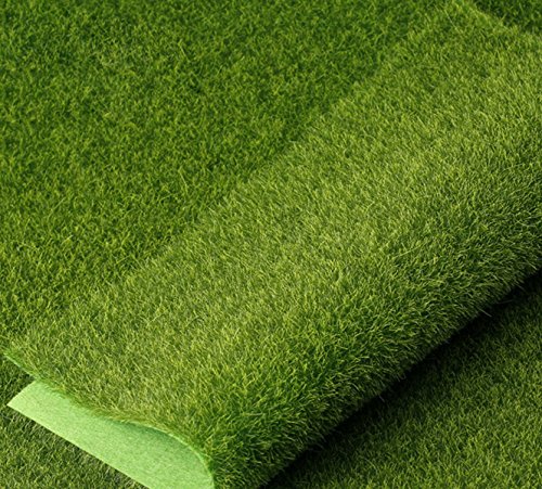 Niyatree 1 Stück 30 * 30cm Kunstgras Kunstmoos Kunstrasen DIY Mikro Landschaft Miniatur Dekoration Haus Deko – Bild 5