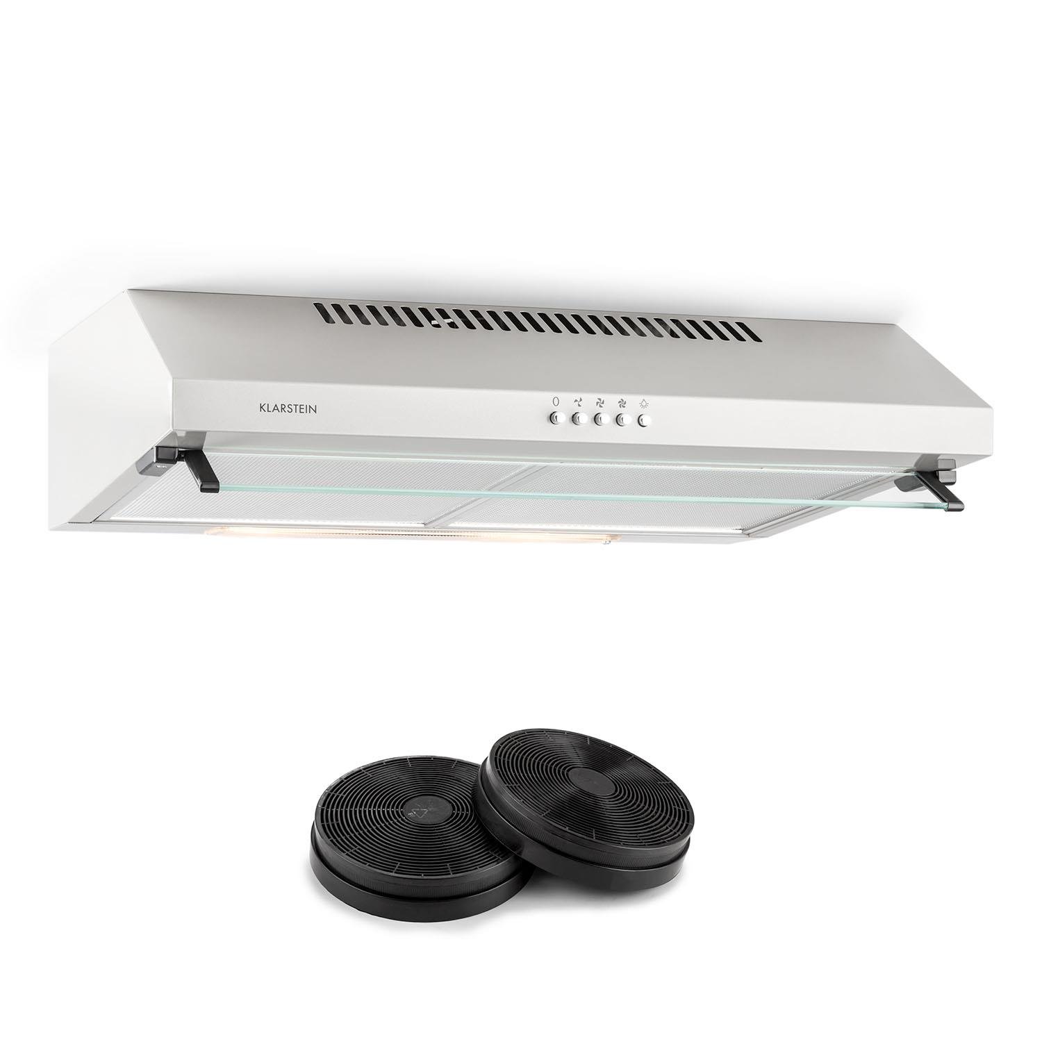 Hotte Décorative 60cm – Marque Générique – Blanc – Fonction Recyclage Ou évacuation