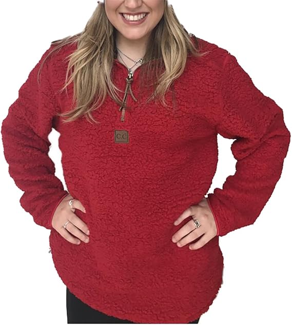 Shopping \u003ecc brand sherpa pullover big 