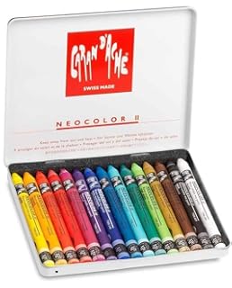 Caran dAche Neocolor II - Pasteles de Cera acuarelables (40 Unidades: Amazon.es: Hogar