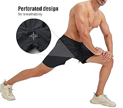 Surenow Men's Athletic Running Shorts Lightweight