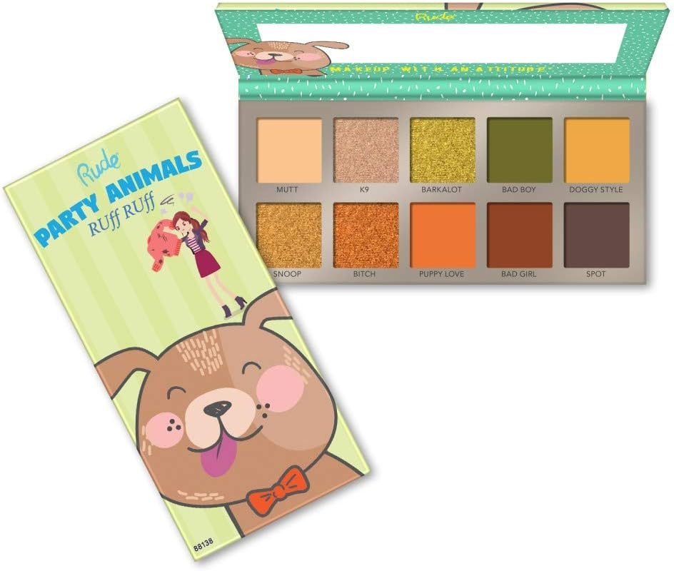 RUDEParty Animals 10 Eyeshadow Palette - RUff RUff
