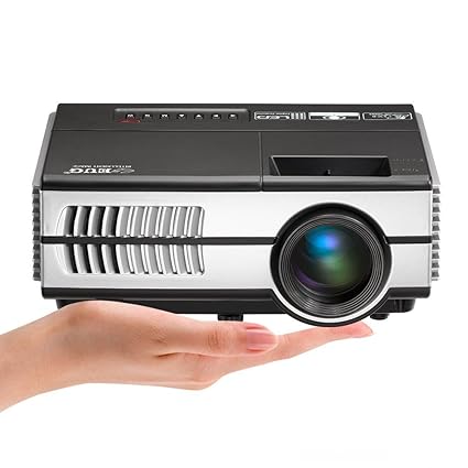 Portátil Mini LED HD Proyector apoyo 1080 P para cine en casa ...