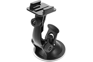 FIXOSHEE Car Dash Cam and Action Camera Suction Cup Mount Replacement Windshield Bracket for Stable