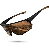 Ofwin Polarized Sports Sunglasses for Men Women UV Protection Cycling Bike Running Wrap Around Sun Glasses