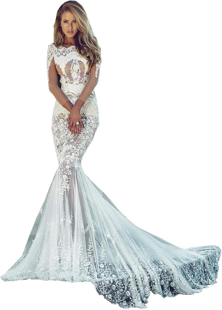 MEGAM Women�s Long Sleeve Beach Mermaid