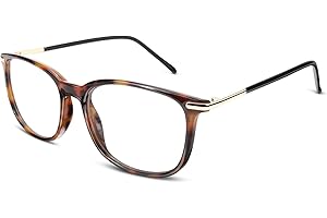 GQUEEN Fashion Fake Glasses Non Prescription Glasses Clear Lens Glasses Nerd Plain Frames Women Men, 201579