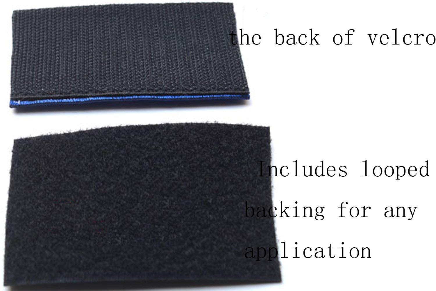 2 Pieces-Tactical Police Law Enforcement Thin Blue Line United States Flag Patch