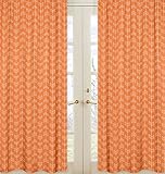 Arrow Print Window Treatment Panels for Arrow Collection - Set of 2