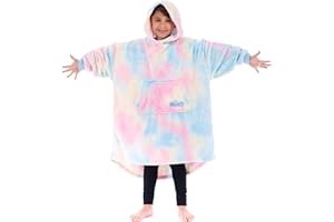 THE COMFY Dream Jr for Kids | Lightweight Microfiber Fleece Wearable Blanket with Hood & Pocket | Seen on Shark Tank