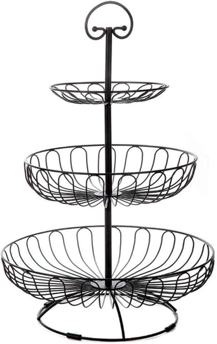3-stufiger Obstkorb Obstschalenständer, runde Küchenarbeitsplatte