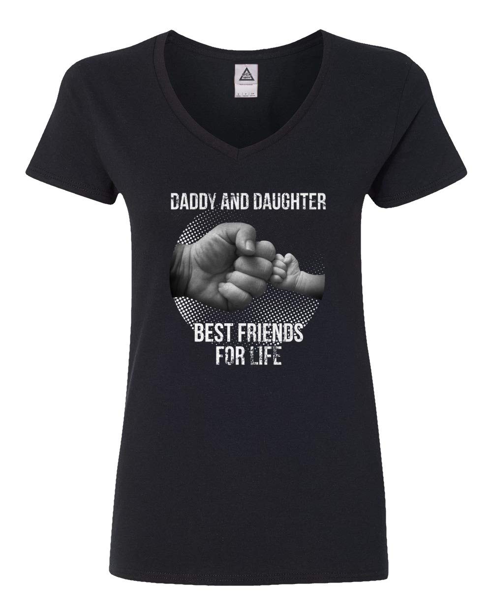  Father And Daugther Daddy Daughter Best Friends For Life Vneck T Shirt