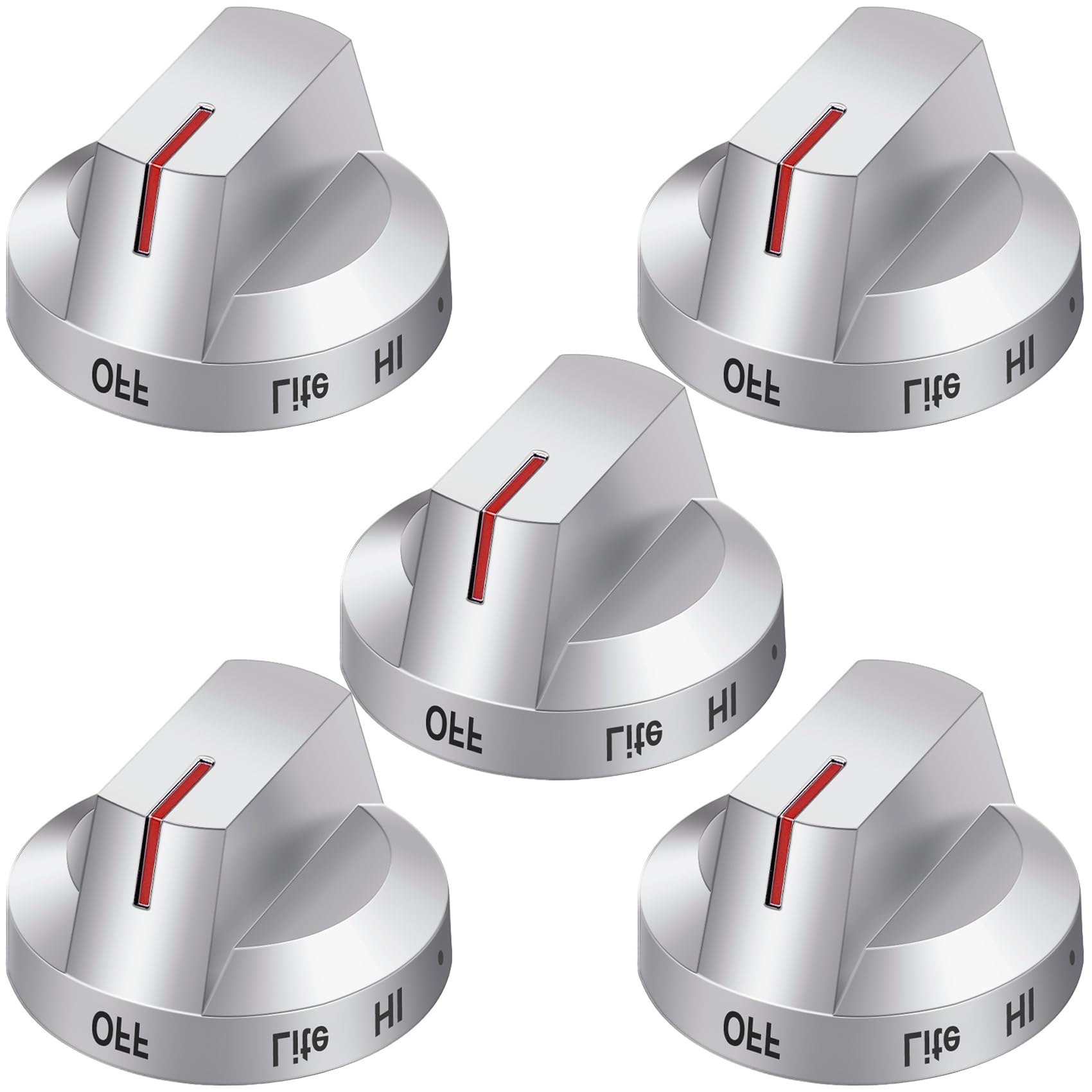 Photo 1 of DG94-03950A for Samsung Stove Knob Replacement, Replacement for Samsung Gas Stove Knobs DG94-04167A DG94-04167D AP7187128 PS16736690, Fits NX60A6511SS/A NX60A6711SS/AA etc