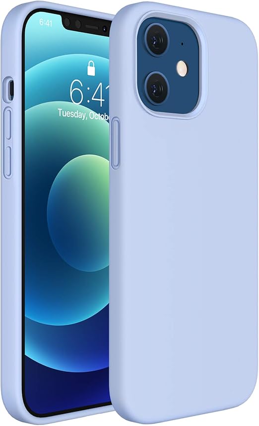 Amazon Com Miracase Compatible With Iphone 12 Case And Iphone 12 Pro Case 6 1 Inch 2020 Liquid Silicone Gel Rubber Full Body Protection Shockproof Drop Protection Case Clove Purple