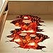 Quanhaigou A Volcano Spouts Flame and Lava Wall Decals, Removable Red Sticker, The Art Magic 3D Fire Lavas Dreamscape Home Decor