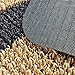 Gardenbyrd – Door Mats Outside Made with Plastic Doormat Grass Fibers, Black, Tan, 18 x 30