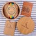 BOBO BIRD A01 Mens Bamboo Wooden Watch Colorful Band Special 10 Holes Dial Design