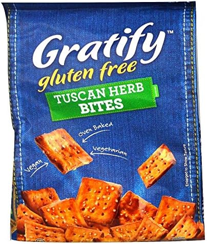 Gratify Gluten Free Tuscan Herb Bites 200g (Pack of 3)