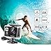 AKASO EK7000 4K Action Camera WIFI Ultra HD Waterproof Camcorder 12MP 170 Degree Wide Angle 2'' LCD Screen/2.4G Remote, Black, (Certified Refurbished)