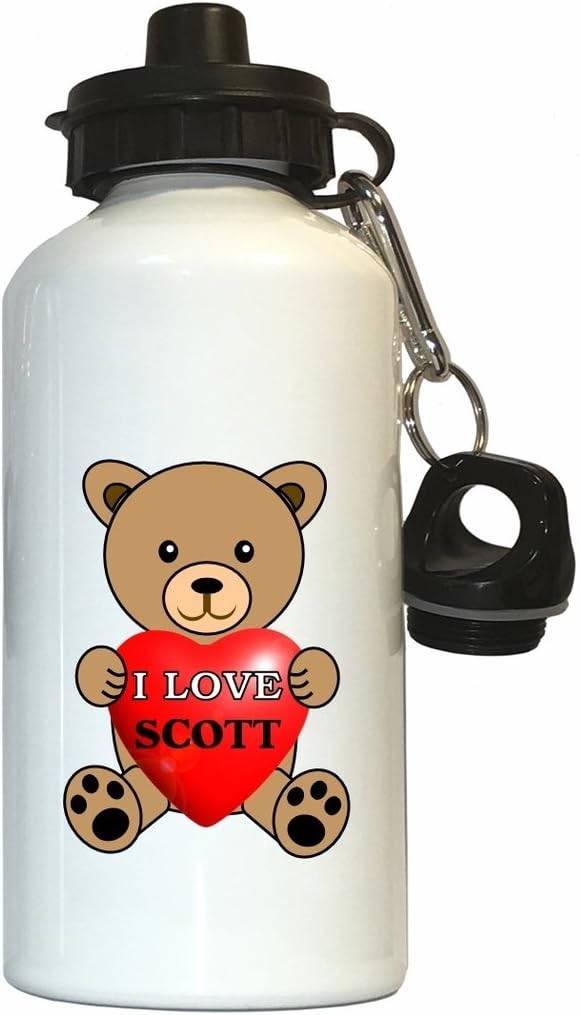I Love Scott Water Bottle White Home Improvement