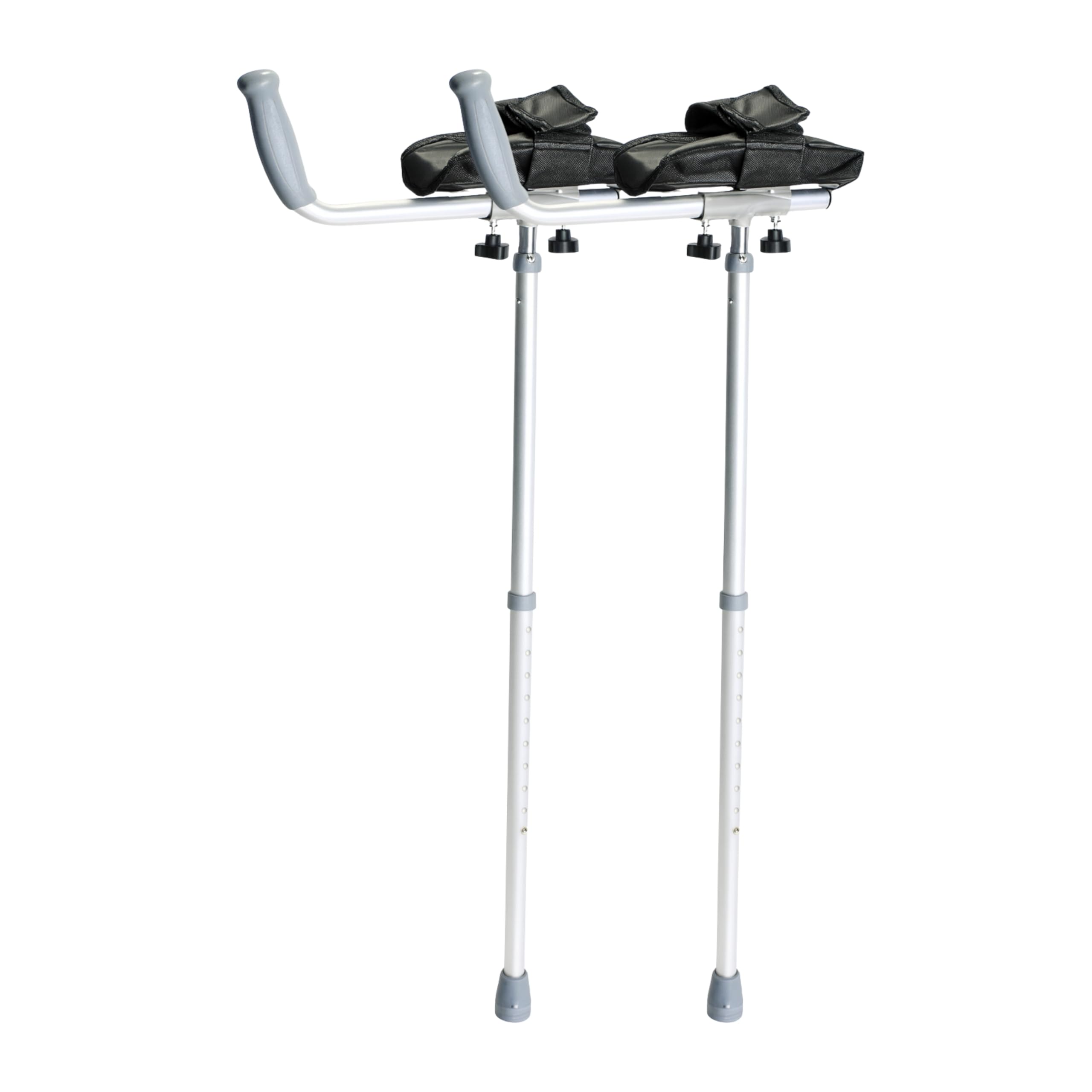 DAYS Arthritic Adjustable Height Crutch, 94-119 cm (37-47 Inch), Aluminum, Rotating Handle Arthritic Crutch For Reduced Strain, Supports 160 kg (25 st), Arm Trough (Eligible for VAT relief in the UK)