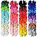 Imanom 40Pcs 3'' Baby Hair Bows Pinwheel Boutique Bow Clips for Girls Kids Teens Toddlers Kids Barrettes Ponytail Holder Hair Accessories