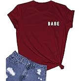 YITAN Letter Funny O Neck Women T Shirts Top