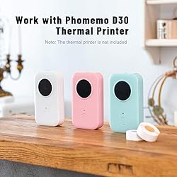 Phomemo D30 Label Maker Tape Black on Christmas