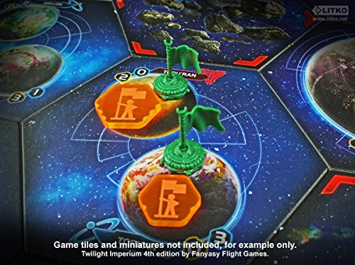 TI4: Infantry Token Set, Fluorescent Orange (50)